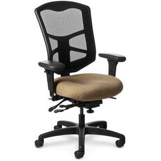Office Master Mesh Highback Executive YS88 - With Arms - Angled View