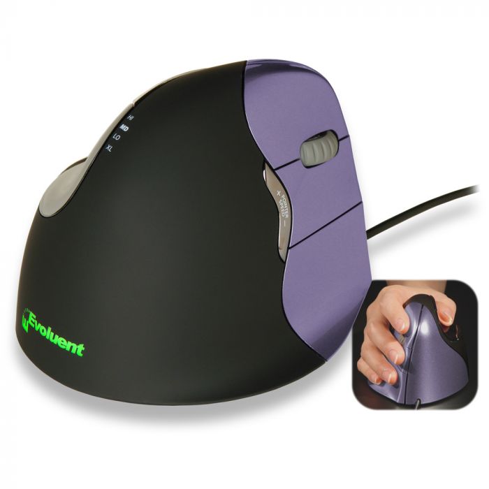 Evoluent VerticalMouse 4 Small, Right-Handed